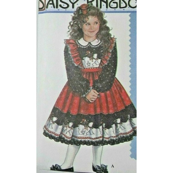 1993 Simplicity Pattern 8659 Daisy Kingdom Child's Dress Jumpsuit Size AA 2-4 - Picture 2 of 3